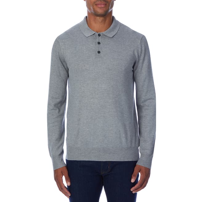 Gianni Feraud Grey Plain Polo Shirt