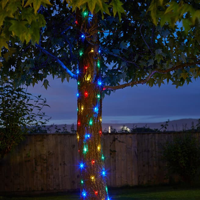 Smart Solar Firefly String Lights - 100 Multi Coloured LEDs