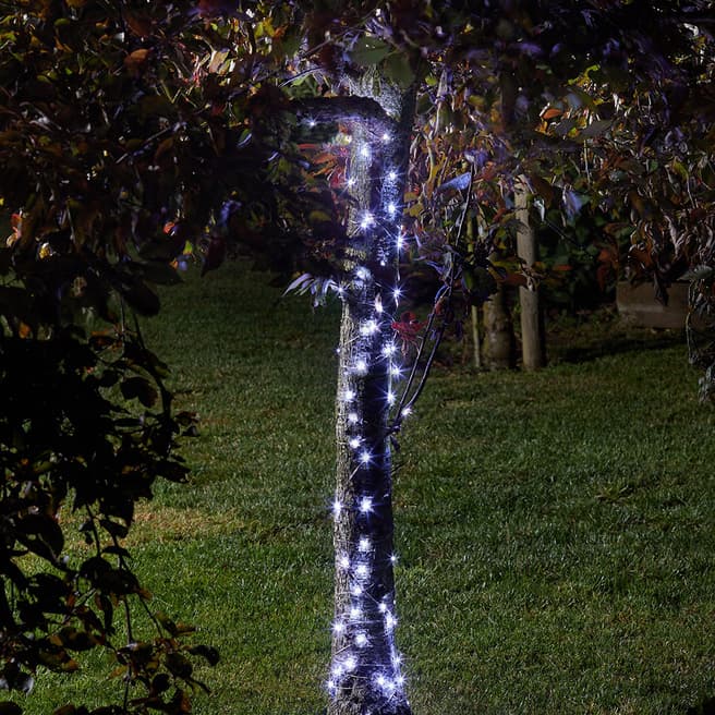 Smart Solar Firefly String Lights - 100 Cool White LEDs
