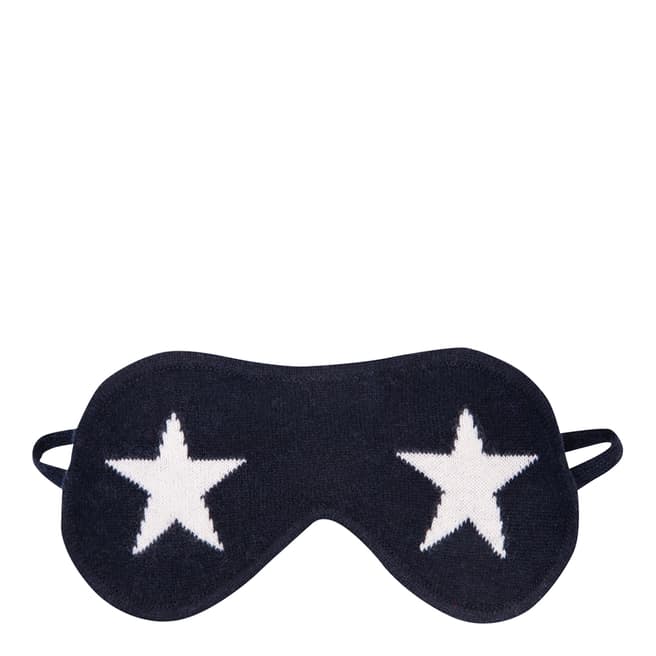 Laycuna London Navy/White Star Eye Mask