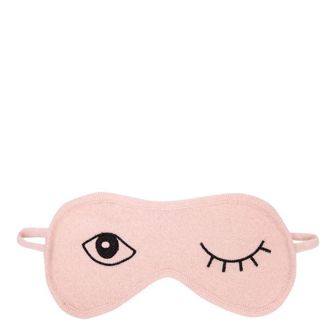 Laycuna London Pale Pink Cashmere Wink Eye Mask