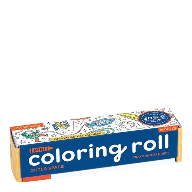 Mudpuppy Outer Space Mini Colouring Roll