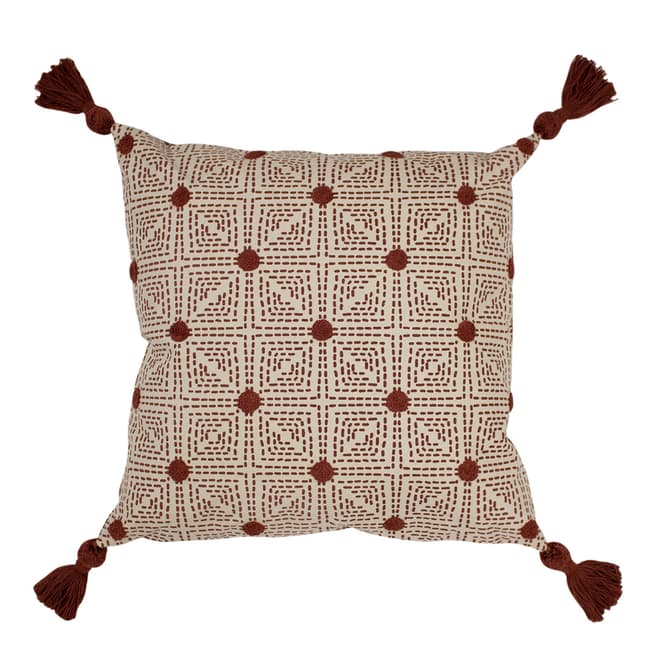 Furn Chia 50x50cm Cushion, Red Clay