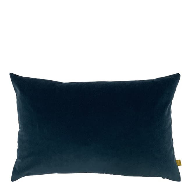 Furn Slate Blue Contra Filled Cushion 40x60cm