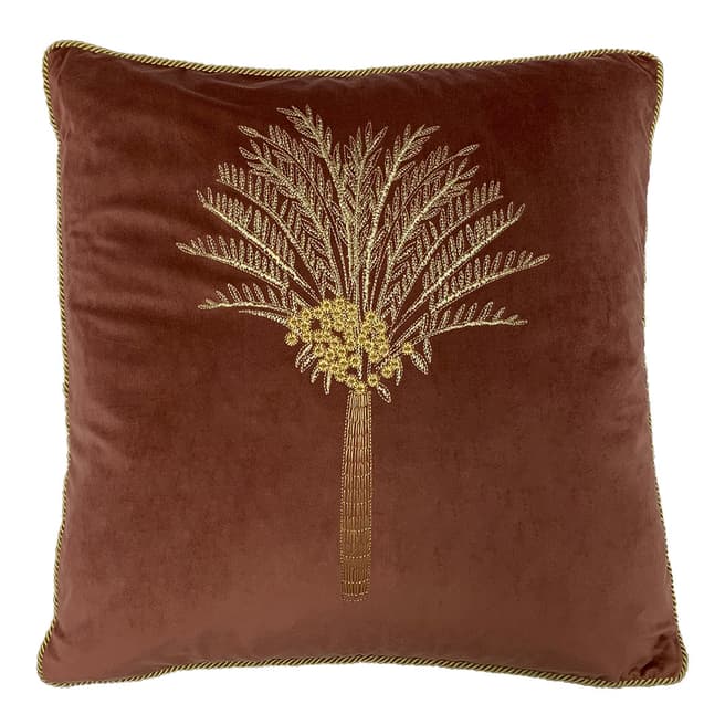 Riva Home Desert Palm 50x50cm Cushion, Rock Rose