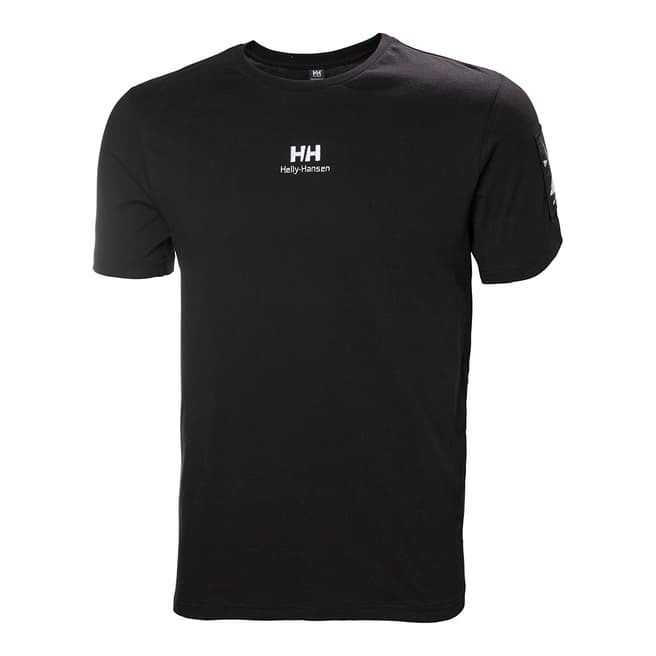Helly Hansen Black YU Twin Logo T-Shirt