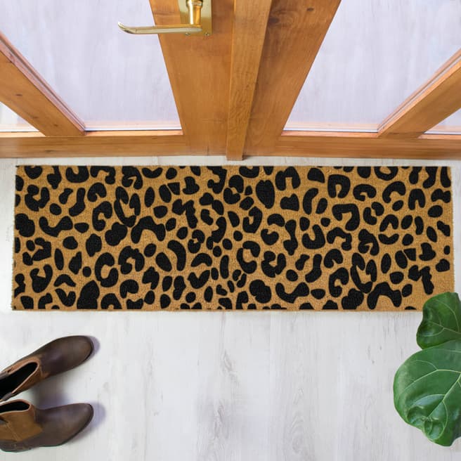 Artsy Doormats Leopard Print Patio Doormat
