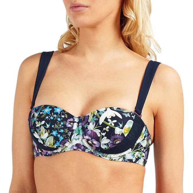 Ted Baker WMC-SIRINOO-FS7W-Enchanted mesh bikini top
