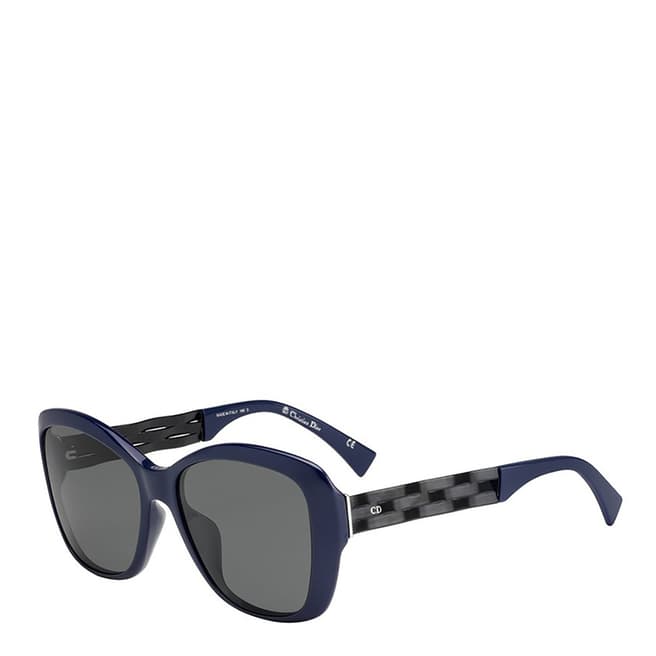 Dior Women's Blue/Black Dior Sunglasses 57mm