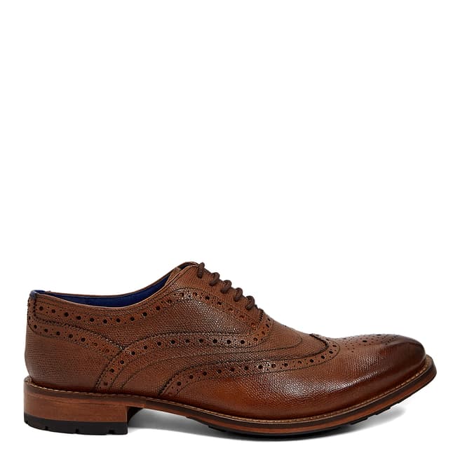 Ted Baker Brown Guri 8 Leather Oxford Brogue Shoes