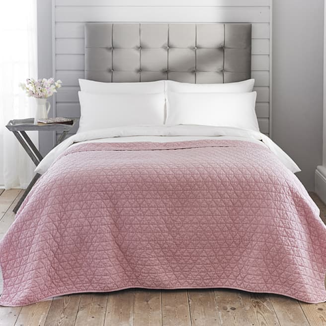 The Lyndon Company Merville 150x200cm Bedspread, Pink