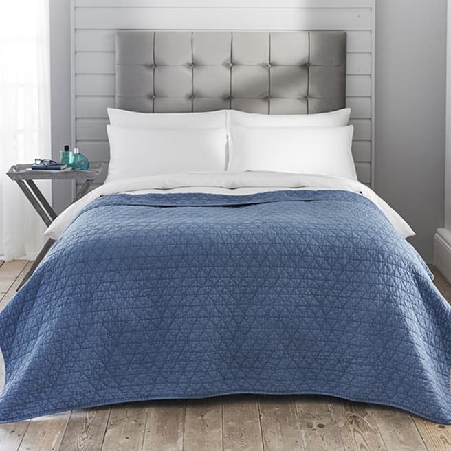 The Lyndon Company Merville 150x200cm Bedspread, Blue