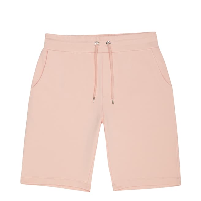 Reiss Pink Walter Cotton Blend Shorts