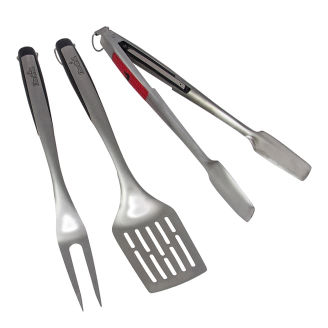 Char-Broil Stainless Steel 3 Piece Comfort Grip Toolset