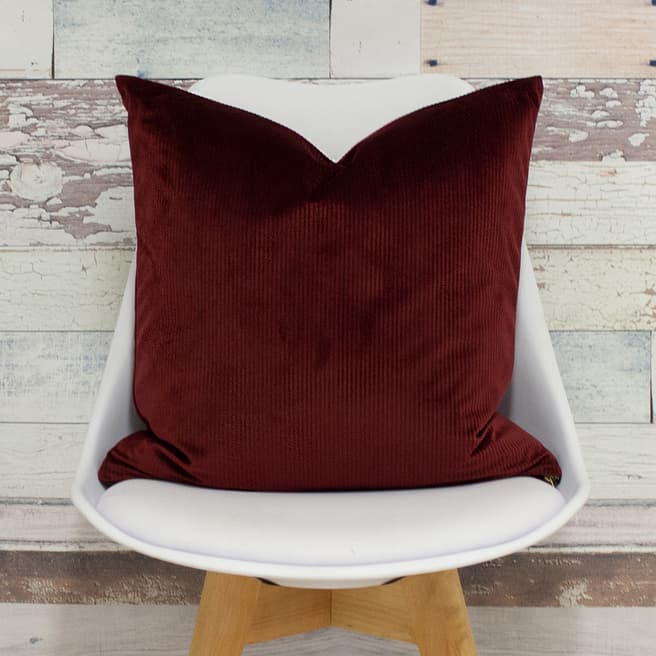 Furn Oxblood Aurora Filled Cushion, 45x45cm