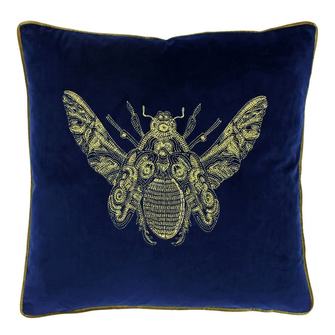 Riva Home Cerana 50x50cm Cushion, Royal Blue