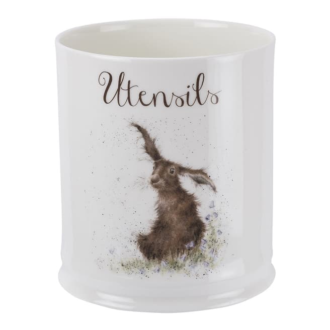 Royal Worcester Hare Utensil Jar