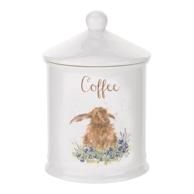 Royal Worcester Hare Coffee Canister