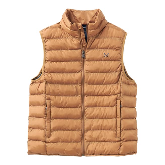 Crew Clothing Brown Padded Gilet