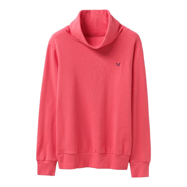 Crew Clothing Pink Cowl Neck Top