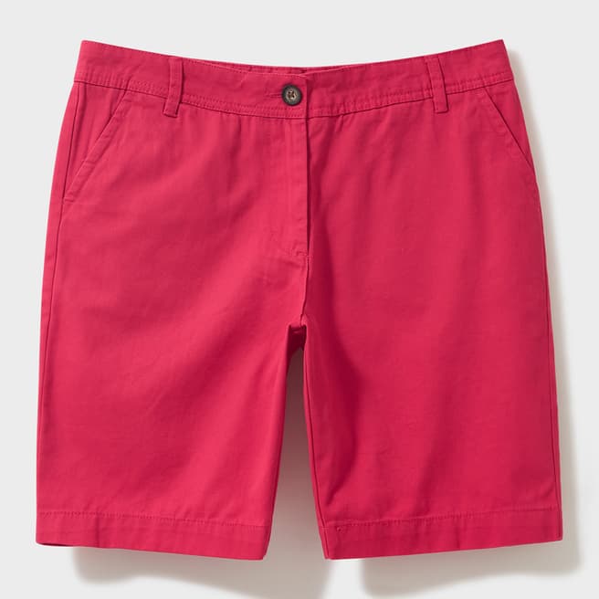 Crew Clothing Red Chino Shorts