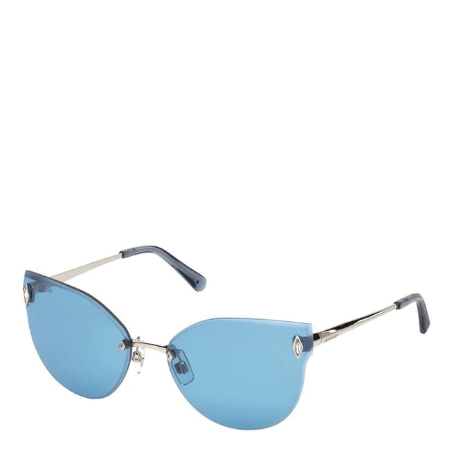 SWAROVSKI Women's Blue Swarovski Sunglasses 61mm