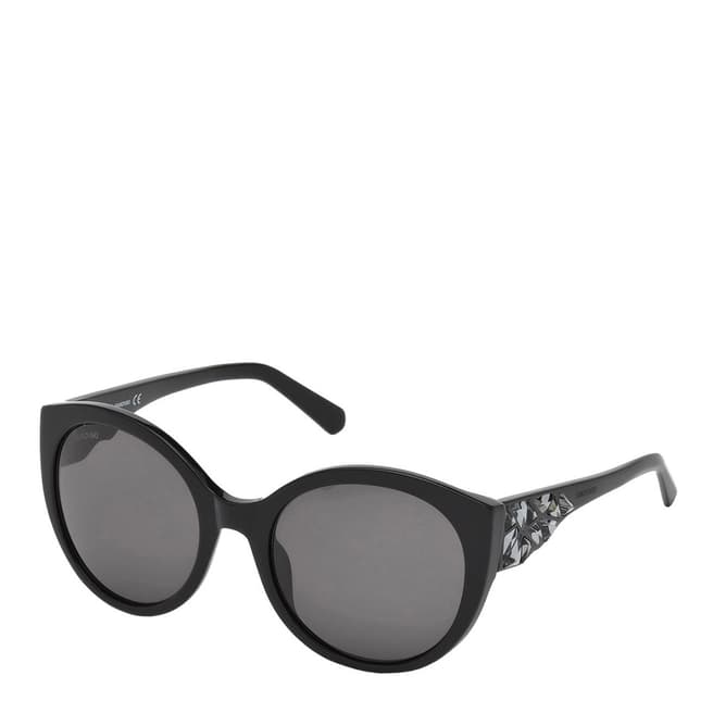 SWAROVSKI Women's Black Swarovski Sunglasses 57mm