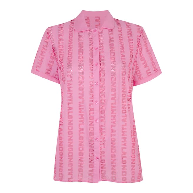 Myla Pink Brook Street Pyjama Top