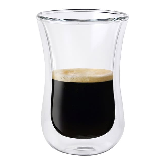 Stolzle Set of 2 Coffee n More Double Walled Espresso Glasses, 90ml