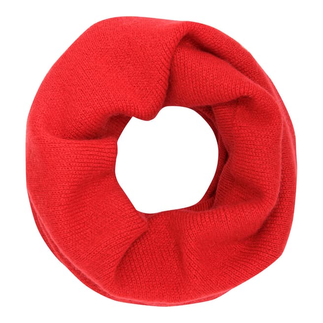 Laycuna London Red Cashmere Snood