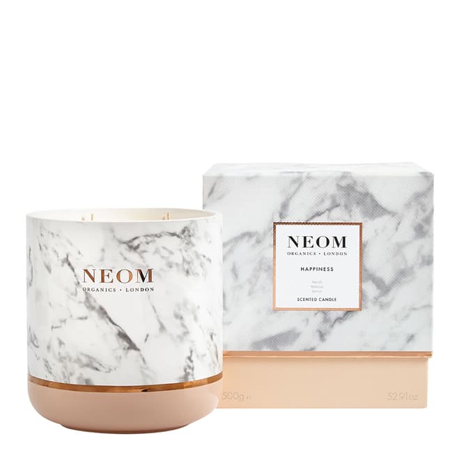 NEOM ORGANICS Ultimate Candle: Happiness Scented Candle (4 wick)