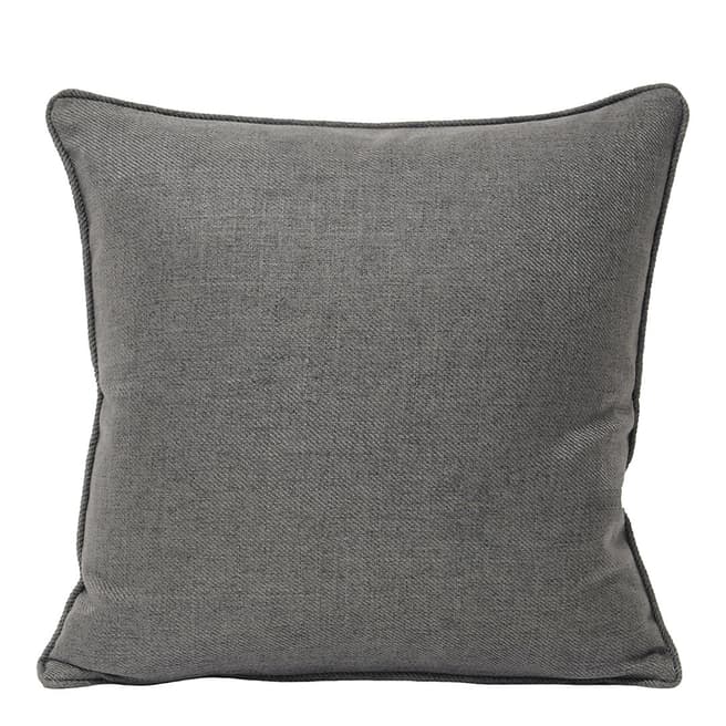 Paoletti Grey Atlantic Filled Cushion, 45x45cm