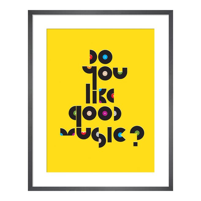 Anthony Peters Do You Like Good Music? 36x28cm Framed Print