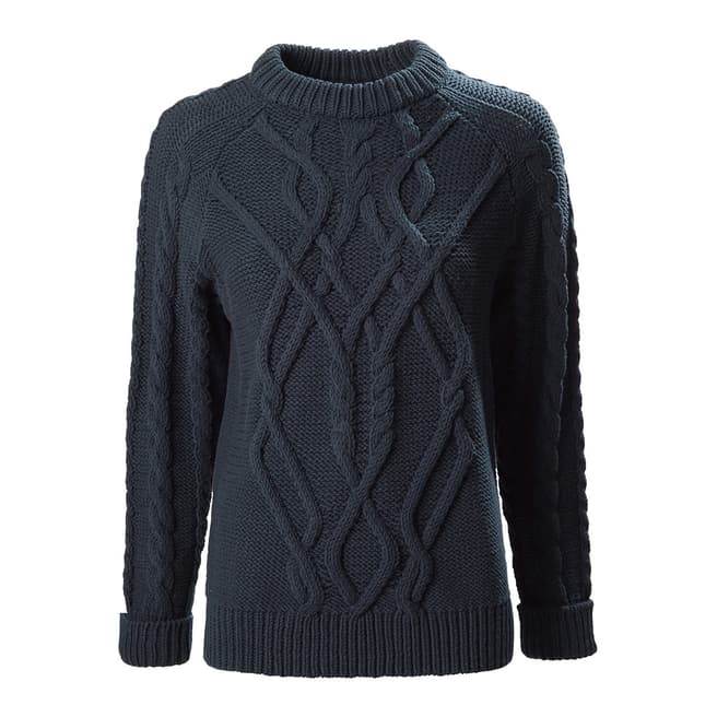 Musto Navy Hollie Chunky Cable Jumper