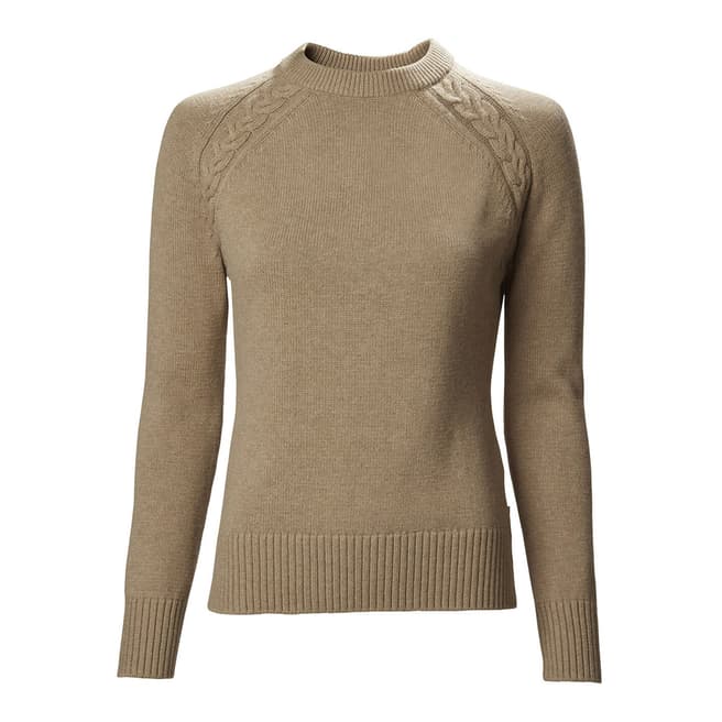 Musto Caramel Country Crew Neck Jumper