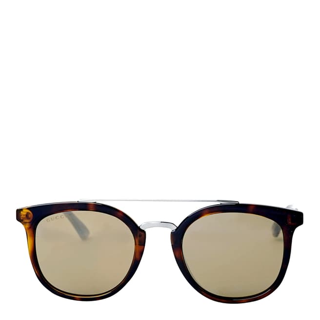 Gucci Unisex Havana Gucci Sunglasses 52mm