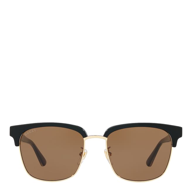 Gucci Men's Black Gucci Sunglasses 56mm
