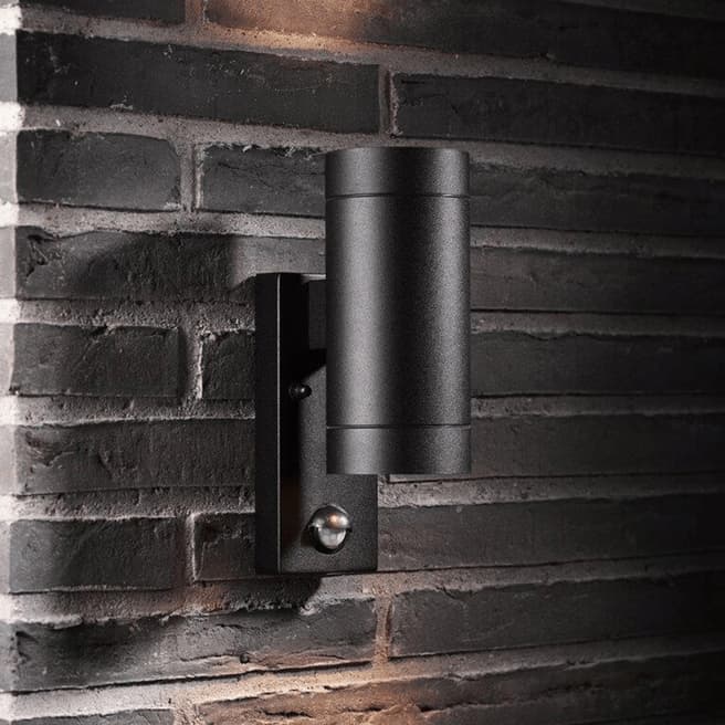 Nordlux Tin Maxi Outdoor Wall Black inc Sensor