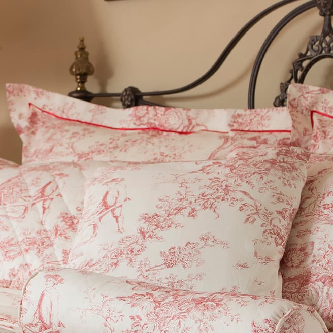 Patricia Rose Toile Cushion, Pink