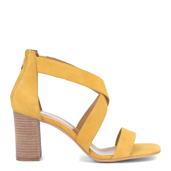 Mint Velvet Yellow Teagan Crossover Sandal