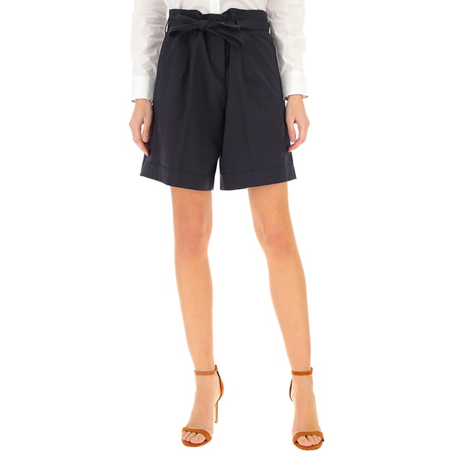 PAUL SMITH Navy Wide Tailored Stretch Shorts