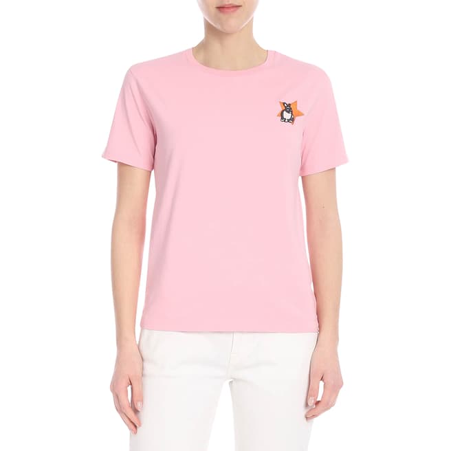 PAUL SMITH Pink Lucky Star Cotton T-Shirt