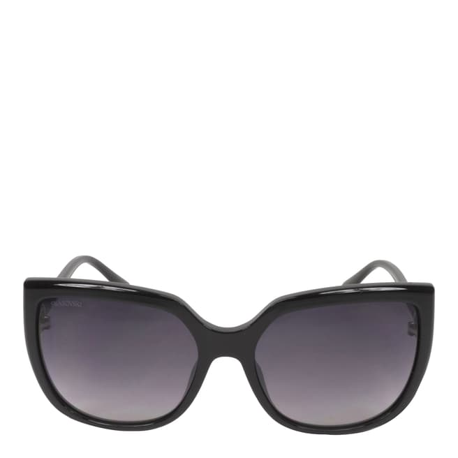 SWAROVSKI Women's Black Swarovski Sunglasses 56mm