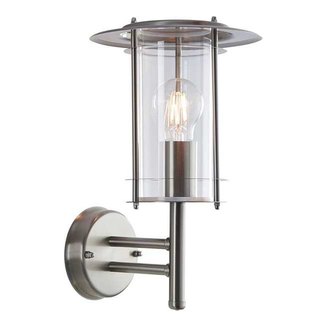 Saxby Silver York Wall Outdoor Light