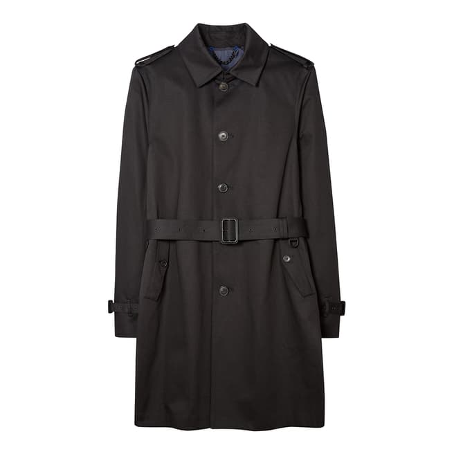 PAUL SMITH Black Belted Mac