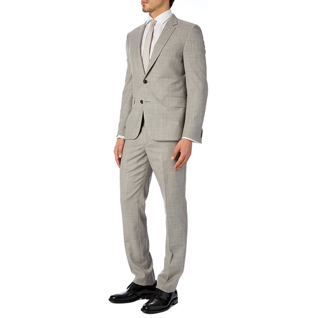 PAUL SMITH Light Grey Tailored Fit Suit