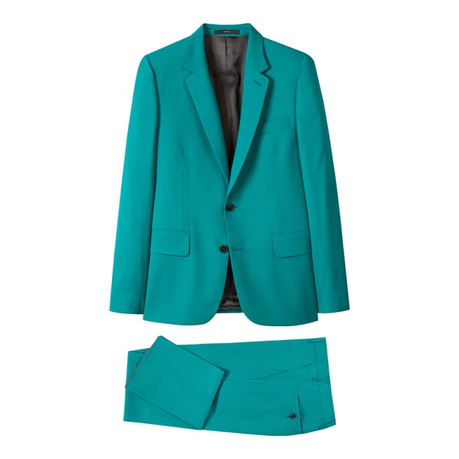 PAUL SMITH Teal Tailored Fit Suit