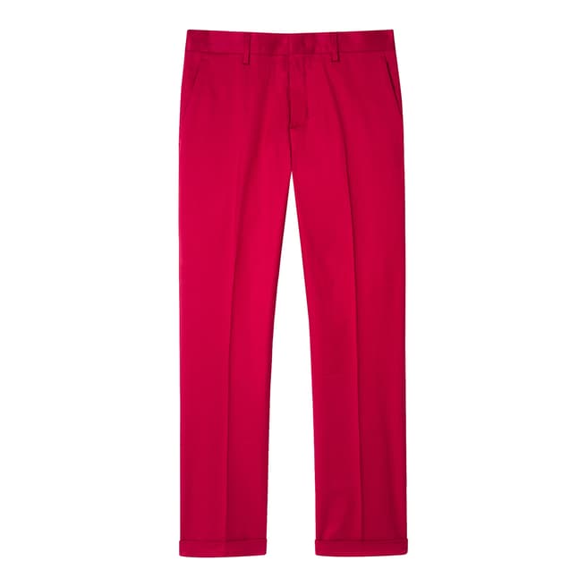 PAUL SMITH Red Tailored Trousers