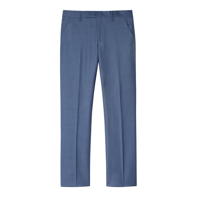 PAUL SMITH Blue Slim Fit Tailored Trousers