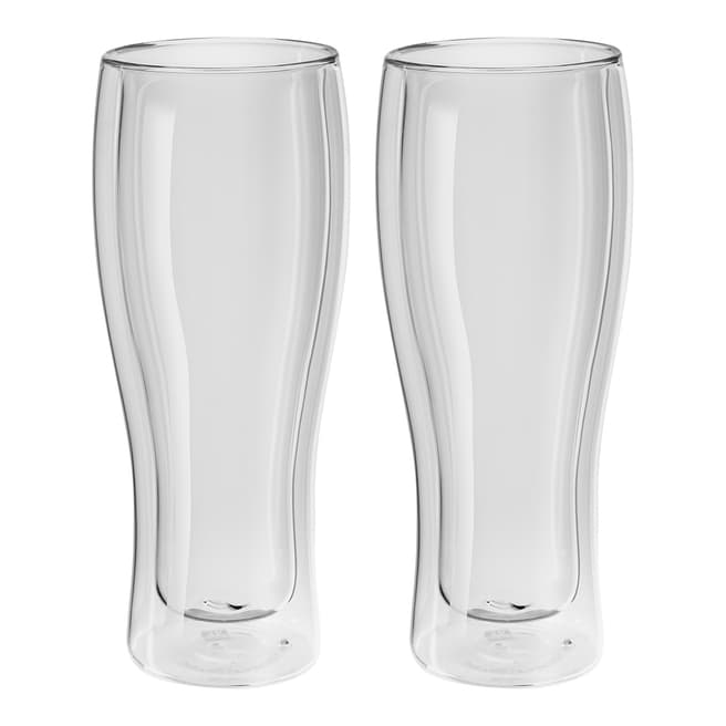 Zwilling Set of 2 Double Walled Sorrento Beer Glasses